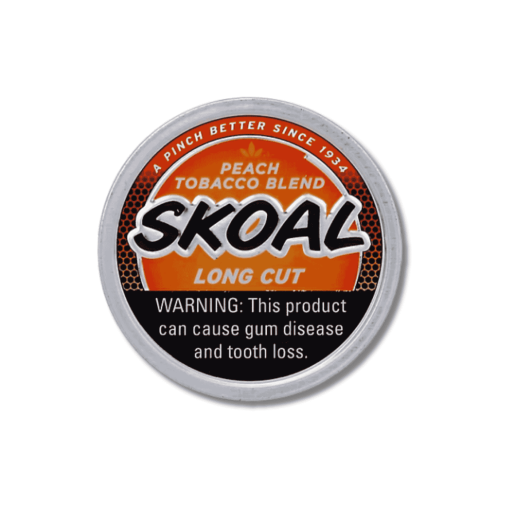 Skoal Peach Long Cut Dipping Tobacco