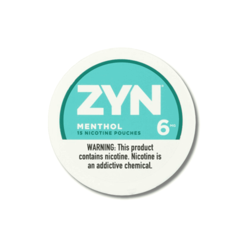 Zyn Menthol Nicotine Pouches 6mg
