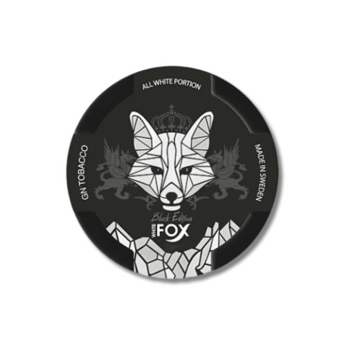 White Fox Black Edition Mint 22mg Nicotine Pouches