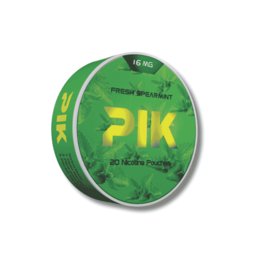 PIK Fresh Spearmint Nicotine Pouches 16mg