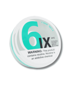 6ix 6mg Cool Mint Nicotine Pouches