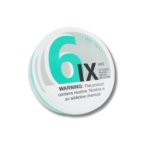 6ix 6mg Cool Mint Nicotine Pouches