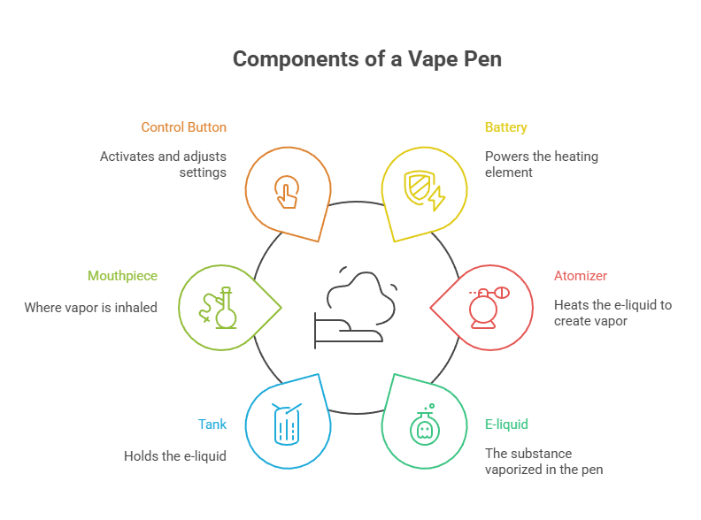 What Is in a Vape Exactly? 2 Components of a Vape Pen