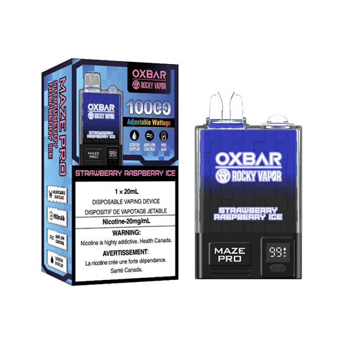 Oxbar Rocky Vapour 10000 Strawberry Raspberry Ice