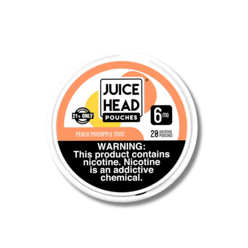Juice Head 6mg Peach Pineapple Mint Nicotine Pouches