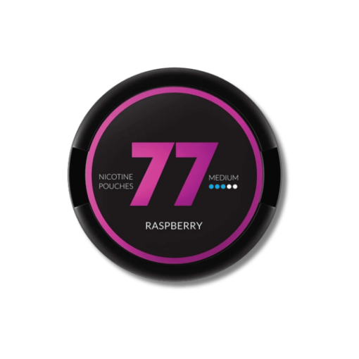 77 Raspberry 10mg Nicotine Pouches