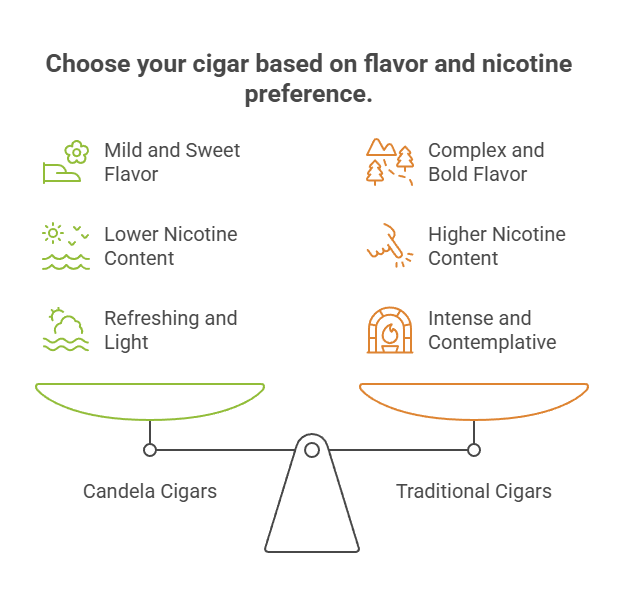 What Do Cigars Taste Like? 3 Choose your cigar based on flavor and nicotine preference.