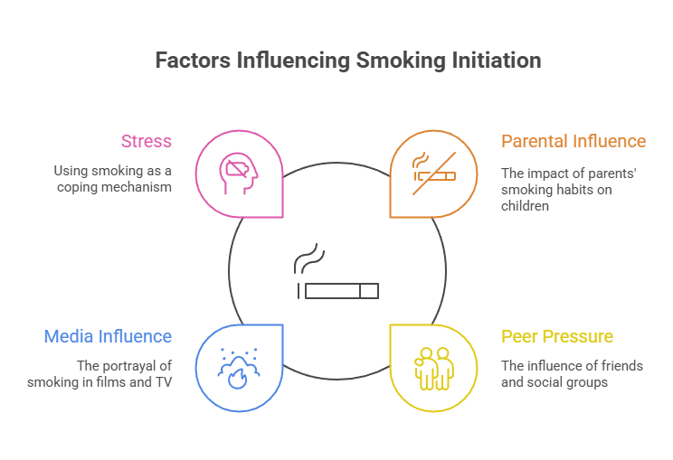 Why Do People Smoke Cigarettes? 2 Factors Influencing Smoking Initiation