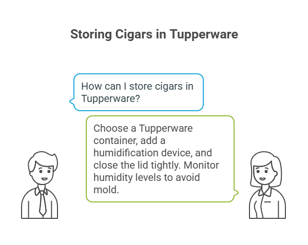 How to Store Cigars 3 Storing Cigars in Tupperware