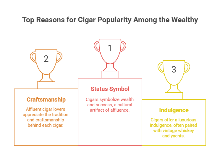 Why Do People Smoke Cigars? 3 Top Reasons for Cigar Popularity Among the Wealthy
