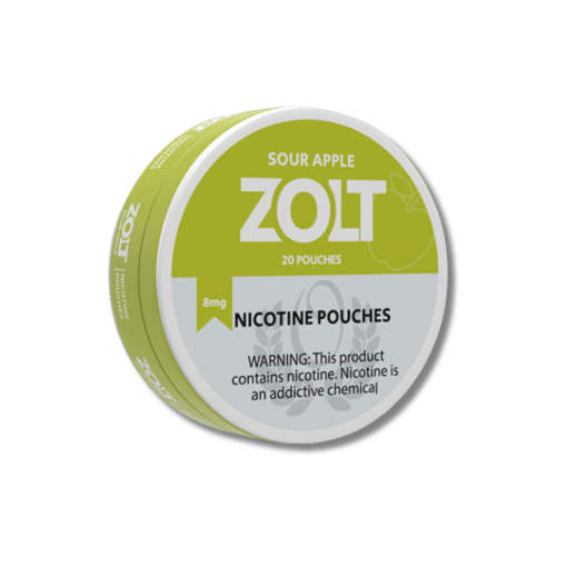 Zolt Sour Apple 15mg Nicotine Pouches