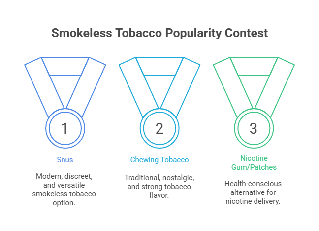Differences Between Snus and Chewing Tobacco 3 Smokeless Tobacco Popularity Contest