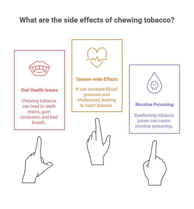 Is Chewing Tobacco Bad for You? 3 What are the side effects of chewing tobacco
