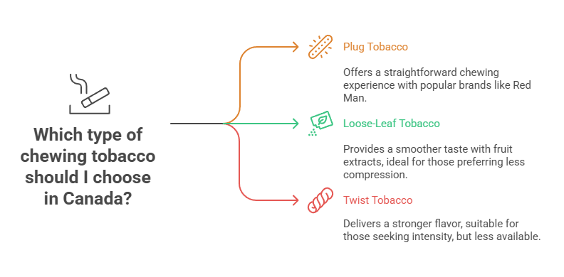 What Are The Different Types of Chewing Tobacco? 2 Which type of chewing tobacco should I choose in Canada