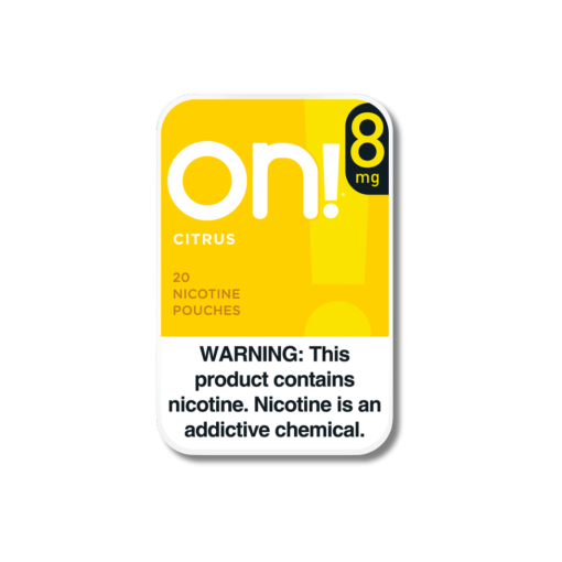 ON Citrus Nicotine Pouches 8mg