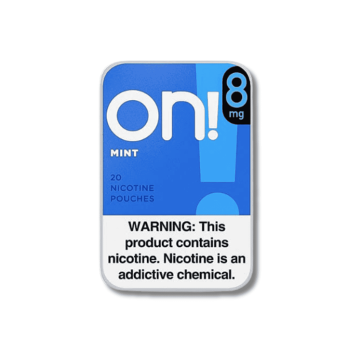 ON! Mint Nicotine Pouches 8mg