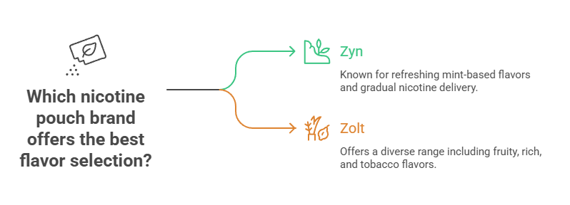 Zolt vs Zyn: What Brand Is the Best Choice? 28 Which nicotine pouch brand offers the best flavor selection