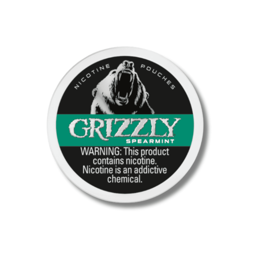 Grizzly Spearmint Nicotine Pouches 7mg