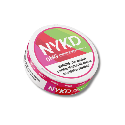NYKD Strawberry Watermelon Ice 6mg Nicotine Pouches