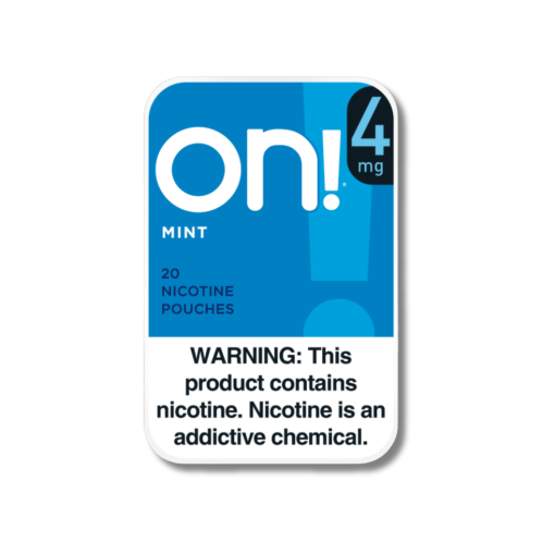 ON! Mint Nicotine Pouches 4mg