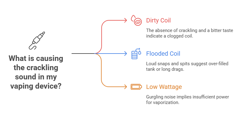 Why Do Vapes Crackle? 5 What is causing the crackling sound in my vaping device