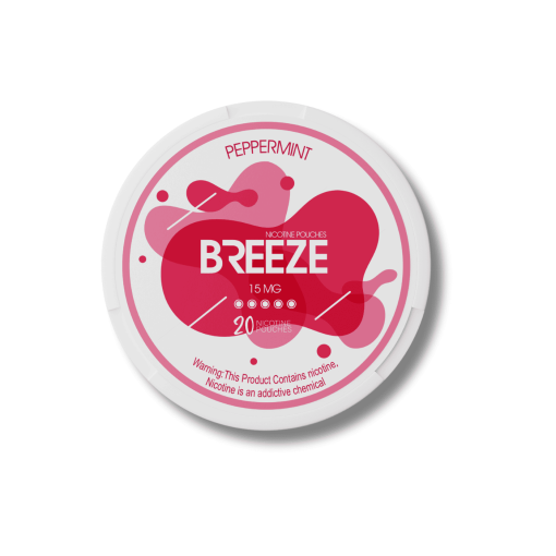 Breeze Peppermint 15mg Nicotine Pouches
