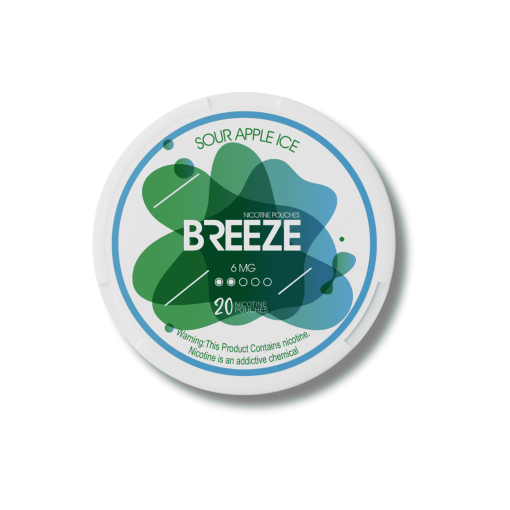 Breeze Sour Apple Ice 6mg Nicotine Pouches