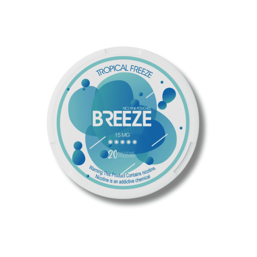 Breeze Tropical Freeze 15mg Nicotine Pouches