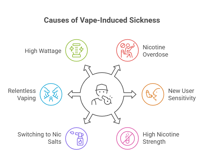 Why Do Disposable Vapes Make Me Feel Sick? 2 Causes of Vape-Induced Sickness
