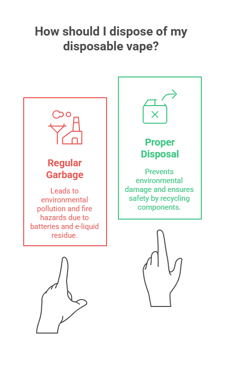Where to Throw Out Disposable Vapes 2 How should I dispose of my disposable vape