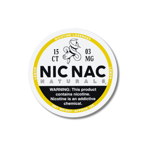 NicNac Lemon Lozenges 3MG