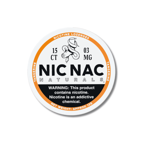 NicNac Tangerine Lozenges 3MG