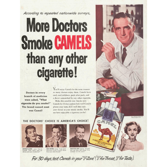 A History of Cigarette Ads 6 Doctor Cigarette Ads