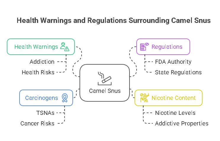 Health Warnings and Regulations Surrounding Camel Snus