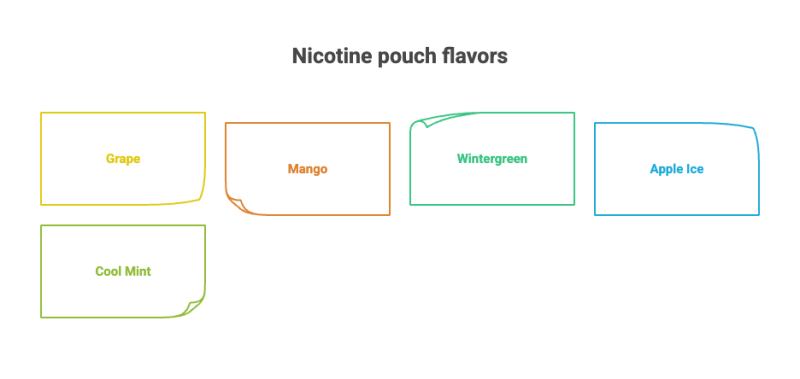 Nicotine pouch flavors