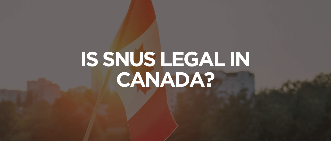 Is Snus Legal in Canada